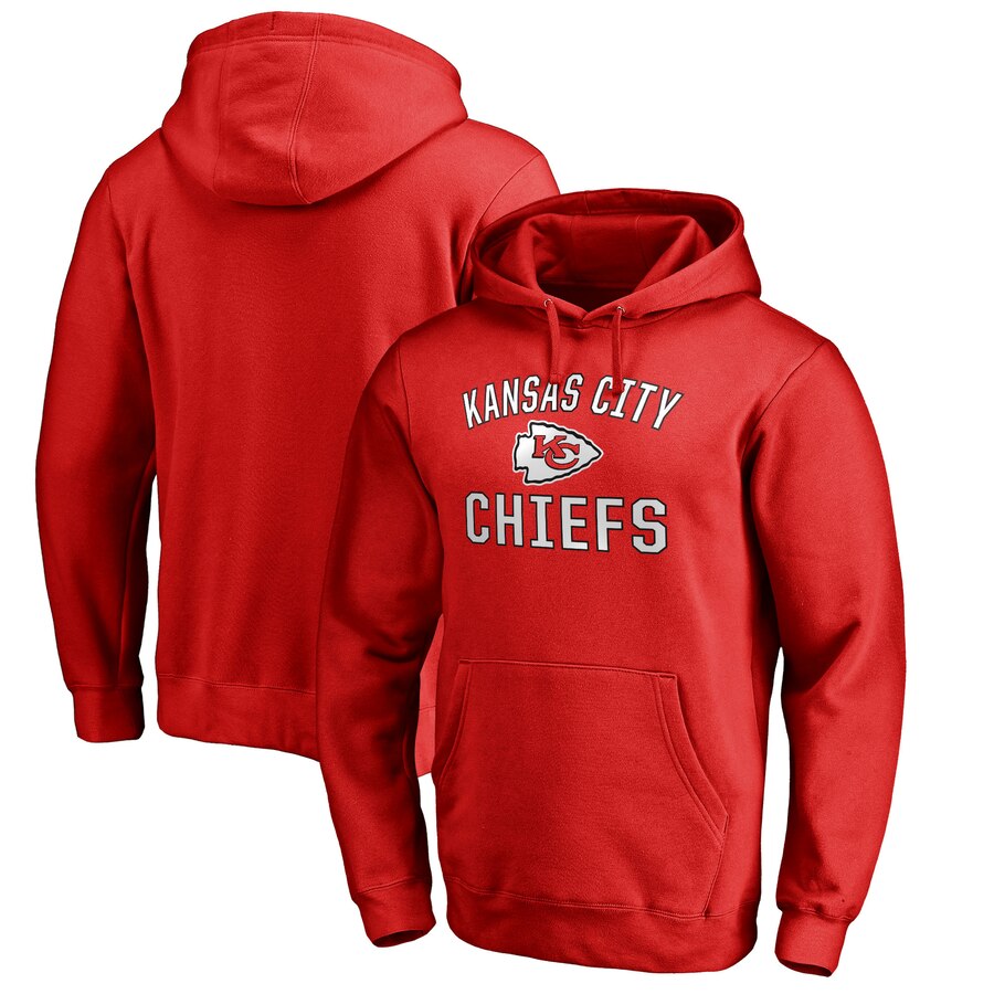 Men's Kansas City Chiefs Red Big & Tall Victory Arch Pullover Hoodie